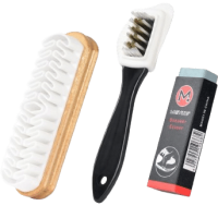 kit de brosses pour chaussure en daim de Flintronic